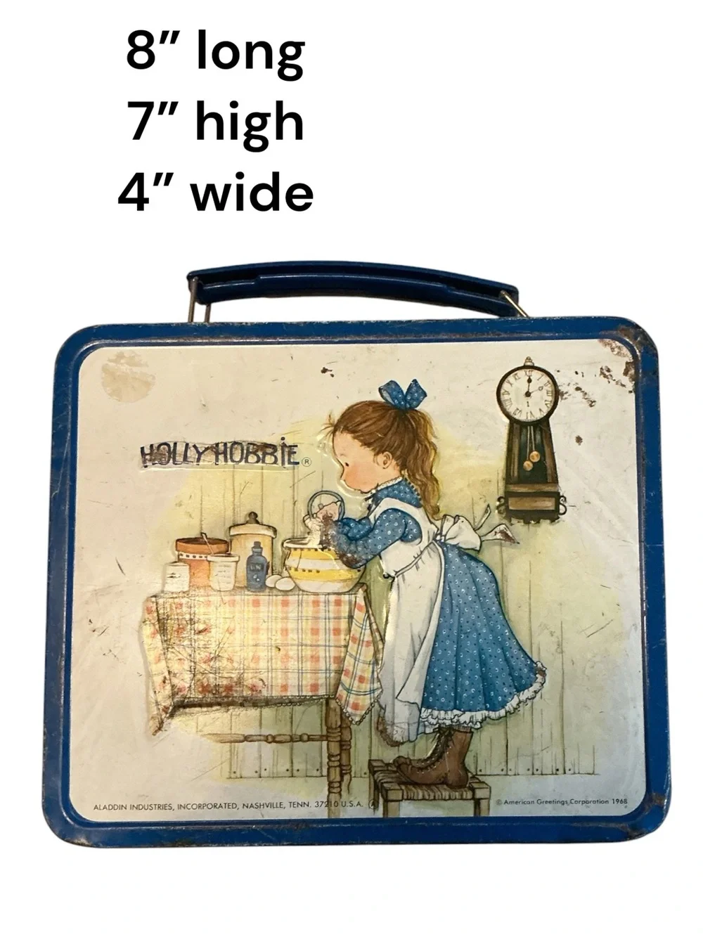 Blue Kids Tin Lunchbox